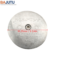 Martyr 3 3 4 Anode sacrificielle résistante à la corrosion avec clé hexagonale pour bateaux Yachts Anode sacrificielle de corrosion Cathode d'anode de zinc