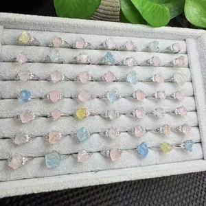 Piedra de <span class=keywords><strong>Morganita</strong></span> Natural Clásica, Cristal sin Tratar, Hecha a Mano, para Mujeres, para Usar en Bodas - Product Image 2