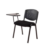 Chaise de bureau et de maison de style moderne avec table d'écriture, chaise de conférence pour l'école et la salle, en promotion