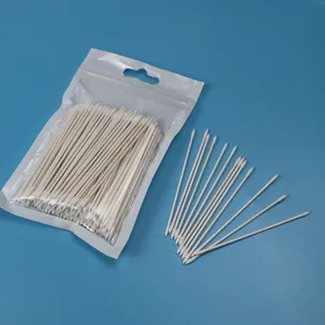 100pcs Eco-friendly Paper Stick Eyelash Cleaning Mini Pointed Cotton Swab Suppliers