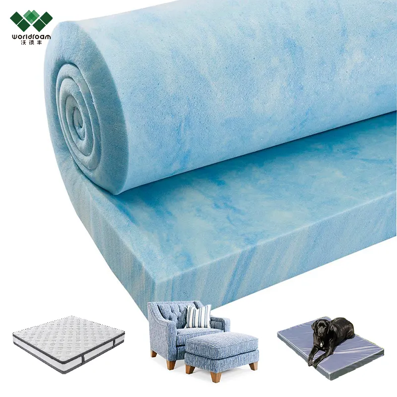 OEM/ODM tedarikçisi yüksek poliüretan köpük levha bellek köpük sünger ribaund köpük kompozisyon blokları üreticileri için kanepe/yatak