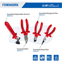 FINEWORK 99LB003 29PCS 1000V IEC 60900 VDE Coffret d'outils isolés pour travaux sous tension