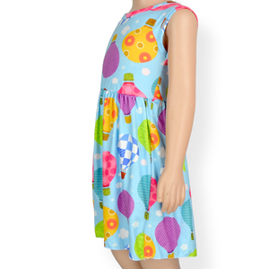 Vestido de Verano para Bebés Niñas, Diseño Personalizado con Estampado Digital, Ropa de Boutique sin Mangas, Cierre a Presión - Product Image 4