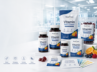 Multivitamines Premium 10-en-1 pour Animaux de Compagnie - Plus de 20 Nutriments Essentiels pour le Bien-être Quotidien - Formulation Personnalisée OEM Étiquetage Privé