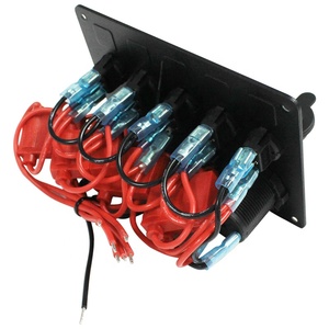 Panel <span class=keywords><strong>de</strong></span> interruptor <span class=keywords><strong>de</strong></span> 5 entradas <span class=keywords><strong>de</strong></span> 12V/24V, impermeable, con voltímetro Digital, 4.2A, Cargador USB Dual, para cigarrillo, caravana, autocaravana, Panel <span class=keywords><strong>de</strong></span> Control - Product Image 3