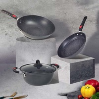 Batterie de cuisine en métal casseroles et poêles antiadhésives ensemble de casseroles et poêles ustensiles de cuisine