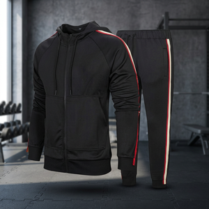 Chándal Deportivo de Talla Grande para Hombre, Diseño Personalizado, Corte Regular, Poliéster/Algodón, Transpirable, con Color y Logotipo Personalizados - Product Image 3
