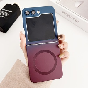 Pour Samsung Z Flip 7 dégradé étui de téléphone magnétique Z Flip 6 pliable pleine couverture protecteur d'objectif Z Flip <span class=keywords><strong>5</strong></span> étui de protection - Product Image 6