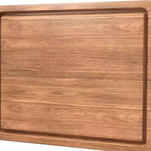 Tabla de Cortar de Madera Maciza Cuadrada de 40x28x2.5 cm, Tabla de Picar Duradera para Cocina, Color Natural - Product Image 2
