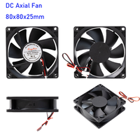 Ventilateur axial DC 80 mm 8025 80x8025 mm 12V 24V 48V avec roulement à billes, ventilateur de refroidissement électrique PWM FG RD étanche, ventilateur de refroidissement DC sans balais