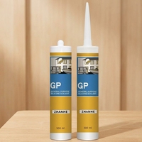 Mastic silicone monocomposant pour joints de carrelage et verre, étanche, anti-moisissure et antibactérien, adhésif de remplissage pour joints de carrelage domestiques