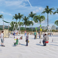 Le terrain de jeu extérieur des enfants personnalisable glisse l'équipement d'amusement de parc à thème d'acier inoxydable