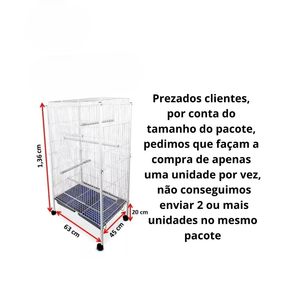Jaula Grande para Loros Ringneck y Calopsita, Espaciosa y Duradera para Aves Domésticas - Product Image 3