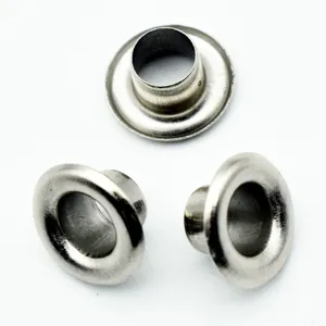 Stainless Steel Iron Copper Material All Sizes Color Available Fashion Metal Eyelets And Grommets With Washers