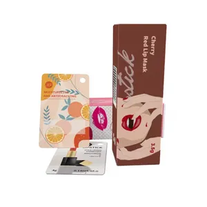 Groothandel Opvouwbare Luxe Papier Nagellak Huidverzorging Verpakking Custom Lippenstift Lipgloss Verpakking Cosmetische Doos