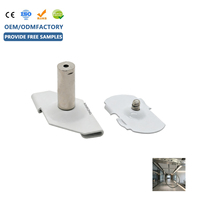 Clip de fixation au plafond pour câble métallique autobloquant, matériel de suspension pour éclairage linéaire LED, fabricant ODM personnalisé