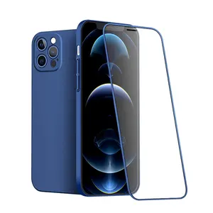 360 Full Cover With Tempered Glass Screen Protector Mobile Phone Case For Iphone 13 Pro Max 12 11 Xr Xs Xs Max 7/8