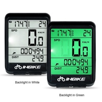 Speedometer Odometer Sepeda Nirkabel Tahan Air Multi-Fungsi Pelacak Kecepatan Akurat