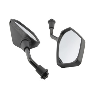 Zuqing Motorcycle Rearview Mirror Black Universal Off-road Bike Mirror With Mounting <b>Clamps</b> For Sur Ron <b>Light</b> Bee - Product Image 5