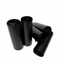 Bolsa de basura resistente, bolsa de basura industrial grande, negra, de HDPE/LDPE, gruesa y fuerte para uso en construcción, fábrica de Vietnam