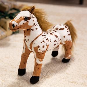 Émulation cheval en peluche <span class=keywords><strong>jouet</strong></span> en peluche cheval noir The Saddle <span class=keywords><strong>Club</strong></span> promotion cadeau <span class=keywords><strong>jouet</strong></span> logo personnalisé conception - Product Image 2
