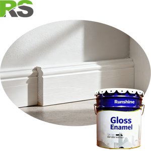 Peinture émail liquide à base d'eau, faible teneur en COV, respectueuse de l'environnement, pour murs intérieurs, plafonds et bâtiments commerciaux - Product Image 3