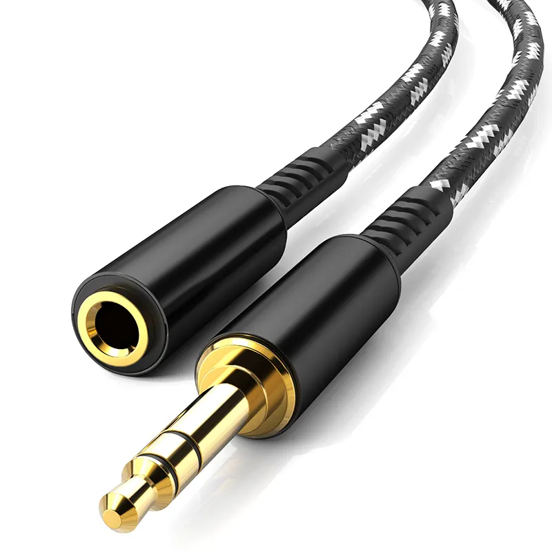 Aux Cable Jack 3.5 mm Audio Extension Cable for Headphone 3.5 Jack Splitter Speaker Cable For Headphone Extender Cord