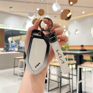 Funda de Silicona y Aleación de Zinc para Llaves de Coche <span class=keywords><strong>KIA</strong></span> NEW KN EV5 Sportage R EV9 <span class=keywords><strong>GT</strong></span>-<span class=keywords><strong>Line</strong></span> Carnival, con Anillo para Llaves - Product Image 3