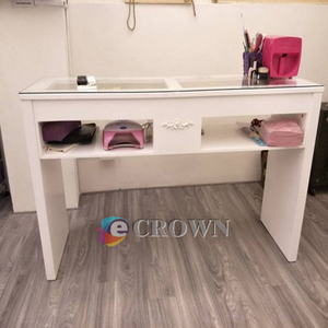Shop luxury <strong>baccy</strong> table fixture high quality light luxury design light luxury cabinet nail cabinet furniture display design - Product Image 3