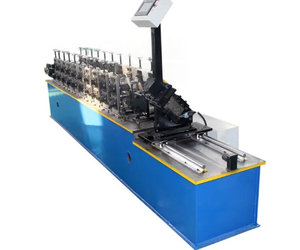 80-300C <span class=keywords><strong>Purline</strong></span> Cambio rápido C Purlin Máquina formadora de rollos Línea <span class=keywords><strong>CE</strong></span> ISO9001 GR15 400 H Acero 350-550MPA Maquinaria para hacer azulejos - Product Image 1