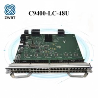 Modulo Switch Cisco Originale C9400-LC-48U= Scheda di Rete Cisco Catalyst Serie 9400 a 48 Porte UPOE 10/100/1000 (RJ-45)