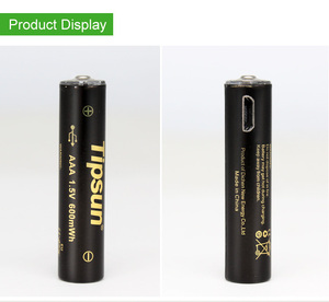 1.5V AAA boyutu USB Li-ion şarj edilebilir pil 600mWh - Product Image 5