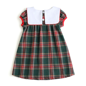 Vêtements <span class=keywords><strong>de</strong></span> Noël pour nouveau-nés, Robe <span class=keywords><strong>de</strong></span> pyjama pour petite fille avec col à revers et monogramme, Combinaison bulle pour bébé fille, Robe <span class=keywords><strong>de</strong></span> <span class=keywords><strong>nuit</strong></span> en flanelle pour enfants - Product Image 3