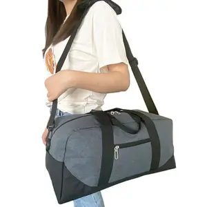 热烈欢迎中国英美韩国时尚运动旅行行李袋涤纶男女学生旅行包