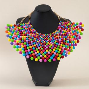 Collana di <span class=keywords><strong>perle</strong></span> finte alla moda collana con colletto intrecciato dolce - Product Image 2