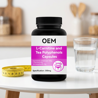 Capsules de formule composée personnalisée GMP, L-Carnitine Tartrate, Polyphénols de thé pour la gestion du métabolisme des adultes, bien-être quotidien