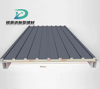 Panneau sandwich en polyuréthane imperméable de type Grande Muraille, isolation thermique pour mur d'atelier