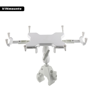 Support mural surdimensionné pour tablette avec bras double articulé en aluminium de 15 cm pour tablette PC d'hôpital - Product Image 4