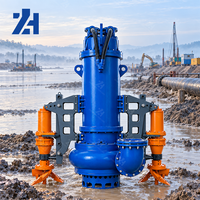 Perangkat Pengaduk Listrik Efisiensi Tinggi Pompa Pasir Submersible Tugas Berat untuk Konstruksi Pengerukan Sungai dan Penghapusan Sedimen