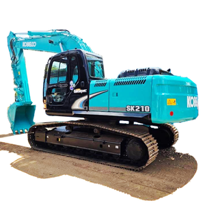 Excavadora Kobelco SK210 de 21 toneladas, original, usada, recién llegada, equipo de construcción en venta. - Product Image 1