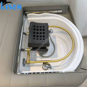 El más nuevo Head Spa Hair Shampoo Cama Salón Muebles Pedicura eléctrica Lavado Masaje Champú japonés Tazón Sillas con baño de pies - Product Image 5