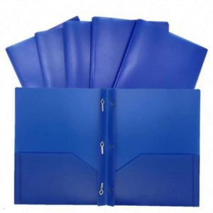 Best Hard Plastic File Folders with Prongs Assorted Colors <b>Paper</b> Portfolios with 3 Metal Prong Fasteners File Folders Plastic - Product Image 5