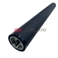 Rouleau en caoutchouc EPDM noir avec impression UV, dureté Shore 35-40 Ra0.8, résistant aux solvants et aux huiles, adapté à toutes les presses d'impression offset.