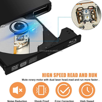 Sortie d'usine USB externe Blu Ray Drive Ultra-Slim BD/CD/DVD-ROM CD/DVD-RW Blu Ray Burner Player Rewriter ODD