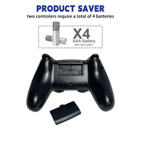 Console de jeu TV multijoueur X2 bleue et noire en gros, manette sans fil, stick de jeu, consoles de jeu rétro 4K HD