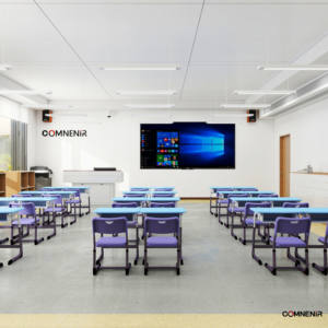 الجملة الأثاث المدرسي ثابتة واحدة المعادن البلاستيك خشبية طالب الصف مقعد ومكتب - Product Image 6