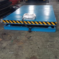 Plataforma Elevadora de Tijera Fija Hidráulica Eléctrica, Elevador de Carga 2m*2m, Capacidad de Carga 500kg-50000kg, Acero, Altura Máxima 15m