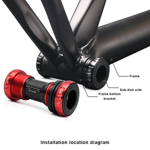 <span class=keywords><strong>Eje</strong></span> Central para Bicicleta de Montaña RIDERACE, con Rosca Integrada, Rodamiento <span class=keywords><strong>Sellado</strong></span>, Compatible con <span class=keywords><strong>SHIMANO</strong></span>, SRAM y Prowheel - Product Image 5