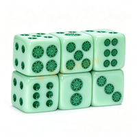 Dés de jeu en plastique acrylique personnalisés de haute qualité, 16 mm, forme arrondie, différentes tailles disponibles - Fabrication directe de dés