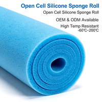 Feuille de mousse de silicone résistante aux hautes températures, isolation thermique, éponge industrielle